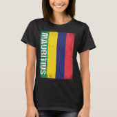 Mauritian Flag Mauritius T-shirt (Voorkant)