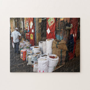Mauritis Kruiden Bazar. Legpuzzel