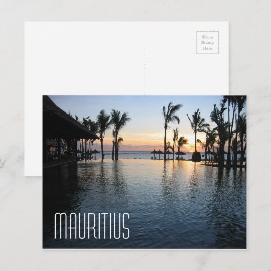 Mauritius-Afrika-Briefkaart Briefkaart (Voorkant / Achterkant)