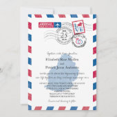 Mauritius Airmail Huwelijksuitnodiging Kaart (Voorkant)