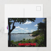 Mauritius Beach Briefkaart (Voorkant / Achterkant)