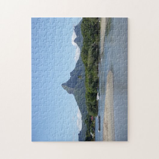 Mauritius Beach Scene. Legpuzzel (Verticaal)