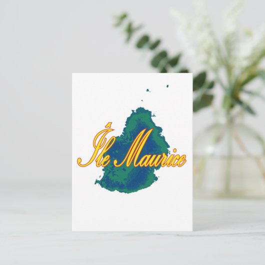 Mauritius Briefkaart (Staand voorkant)