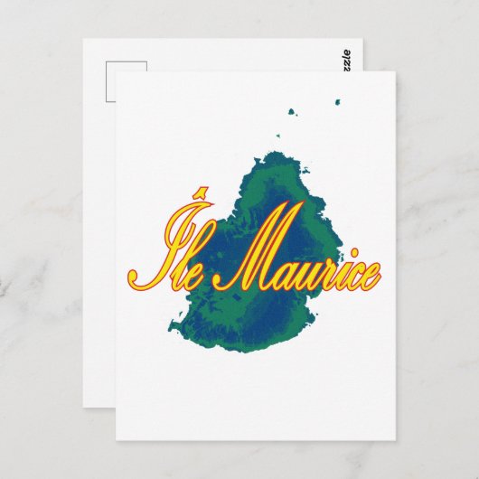 Mauritius Briefkaart (Voorkant / Achterkant)