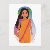 Mauritius, Briefkaart van Indische Matryoshka (Voorkant)