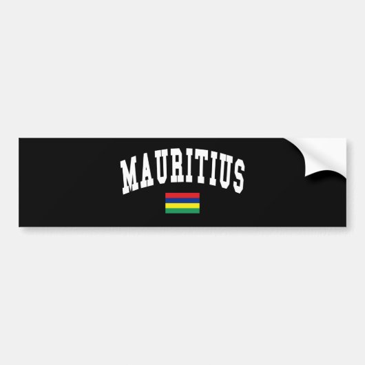 MAURITIUS BUMPERSTICKER (Voorkant)