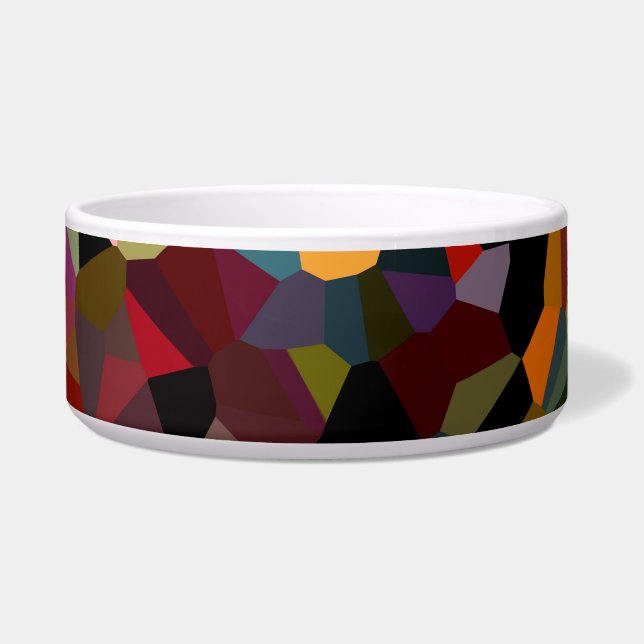 Mauritius Ceramic Pet Bowl door C.L. Bruin Voerbakje (Voorkant)