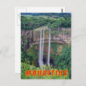 Mauritius, Chamarel waterval Briefkaart (Voorkant / Achterkant)