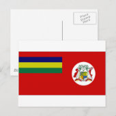 Mauritius Civil Ensign Briefkaart (Voorkant / Achterkant)