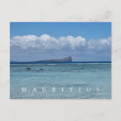 Mauritius Coin de Mire uitzicht briefkaart (Voorkant)