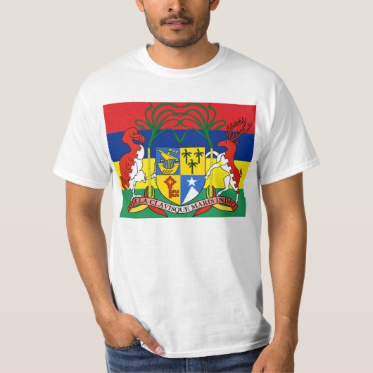 Mauritius. Couler nu leker T-shirt (Voorkant)