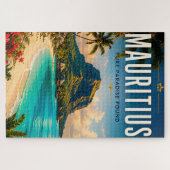 🌴 Mauritius Eiland Paradijs Kust 🌊 Legpuzzel (Horizontaal)