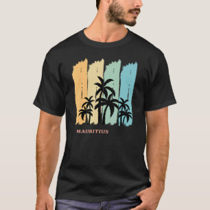 Mauritius Eiland Reis Vakantie Souvenir Frans C T-shirt