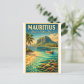 MAURITIUS – Eiland van oneindig blauw Briefkaart (Staand voorkant)