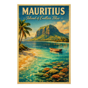 MAURITIUS – Eiland van oneindige blauwe luchten Perfect Poster