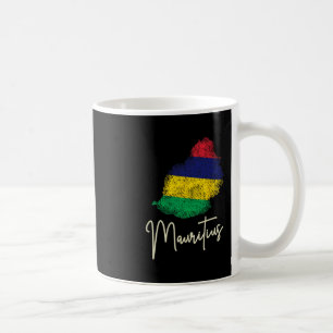 Mauritius Eiland Vintage Vlag Oceaan Indische Vaka Koffiemok