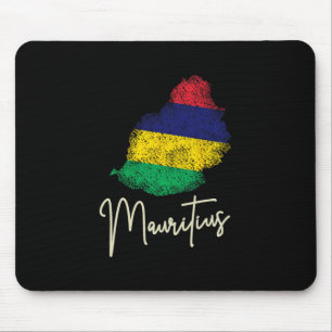 Mauritius Eiland Vintage Vlag Oceaan Indische Vaka Muismat