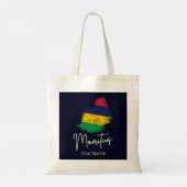 Mauritius Eilandkaart Vlag Indische Oceaan Tote Bag (Achterkant)