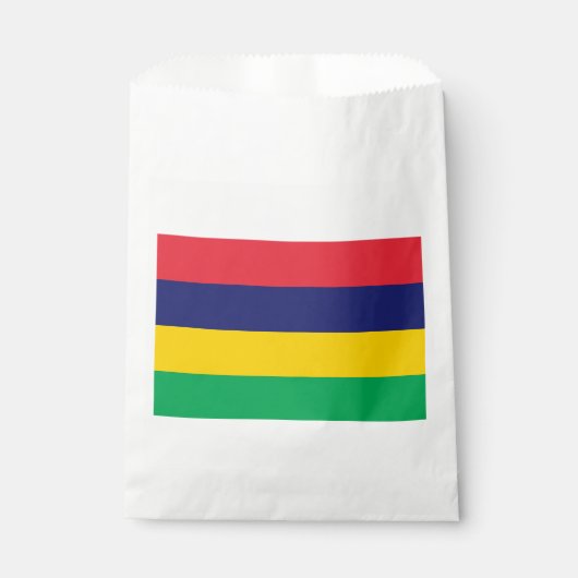 Mauritius Flag Bedankzakje (Voorkant)