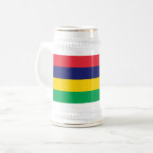 Mauritius Flag Bierpul (Voorkant links)