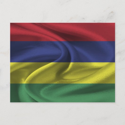 Mauritius Flag Briefkaart (Voorkant)