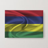 Mauritius Flag Button (Voorkant)