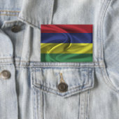 Mauritius Flag Button (Insitu)