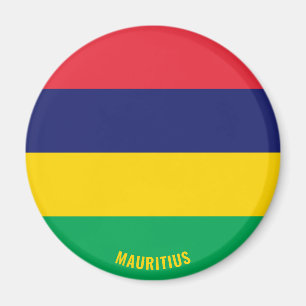 Mauritius Flag Charming Patriotic Magneet