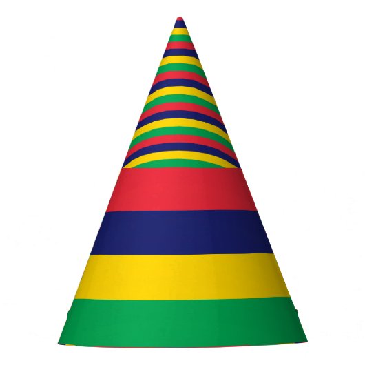 Mauritius Flag Feesthoedjes (Voorkant)