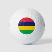 Mauritius Flag Golfballen (Voorkant)