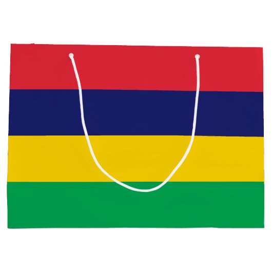 Mauritius Flag Groot Cadeauzakje (Achterkant)
