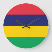 Mauritius Flag Grote Klok (Voorkant)