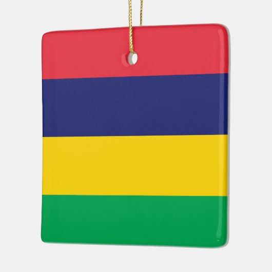 Mauritius Flag Keramisch Ornament (Links)