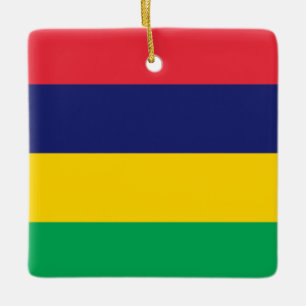 Mauritius Flag Keramisch Ornament