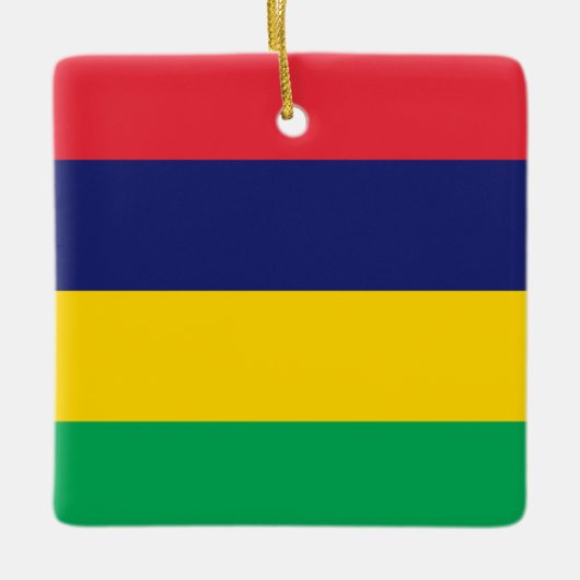 Mauritius Flag Keramisch Ornament (Voorkant)