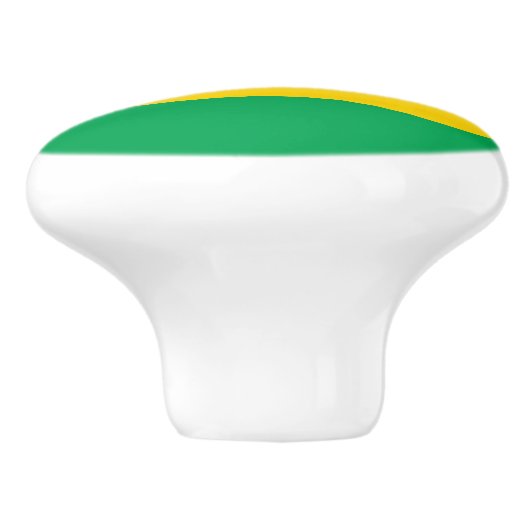 Mauritius Flag Keramische Knop (Zijkant)