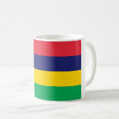 Mauritius Flag Koffiemok (Voorkant rechts)
