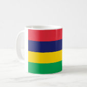 Mauritius Flag Koffiemok (Voorkant links)