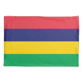 Mauritius Flag Kussensloop (Achterkant)