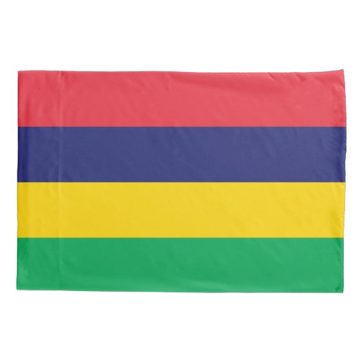 Mauritius Flag Kussensloop (Achterkant)