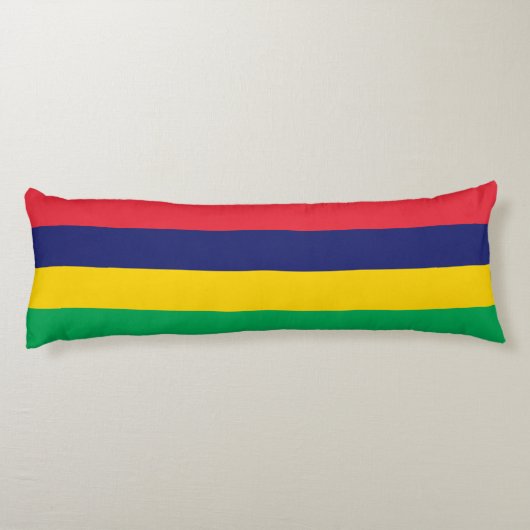 Mauritius Flag Lichaamskussen (Achterkant)