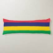 Mauritius Flag Lichaamskussen (Voorkant)