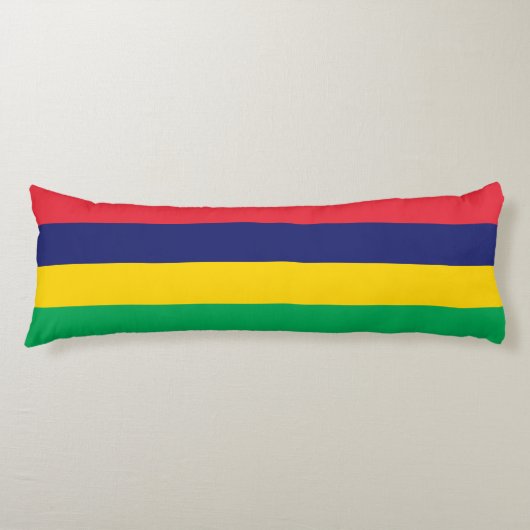 Mauritius Flag Lichaamskussen (Voorkant)