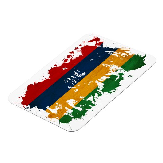 Mauritius Flag Magneet (Linkerzijde)