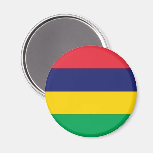 Mauritius Flag Magneet (Voorkant / Achterkant)