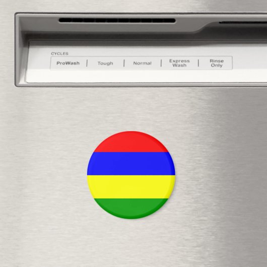Mauritius Flag Magneet (Insitu (Vaatwasser))