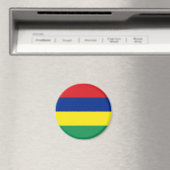 Mauritius Flag Magnet (Insitu (Vaatwasser))