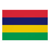 Mauritius Flag Perfect Poster (Voorkant)