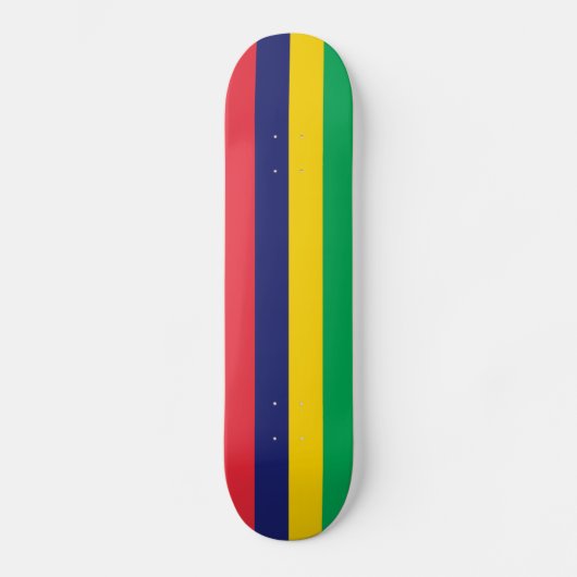 Mauritius Flag Persoonlijk Skateboard (Voorkant)