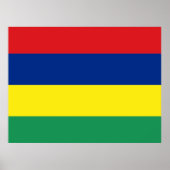 Mauritius Flag Poster (Voorkant)